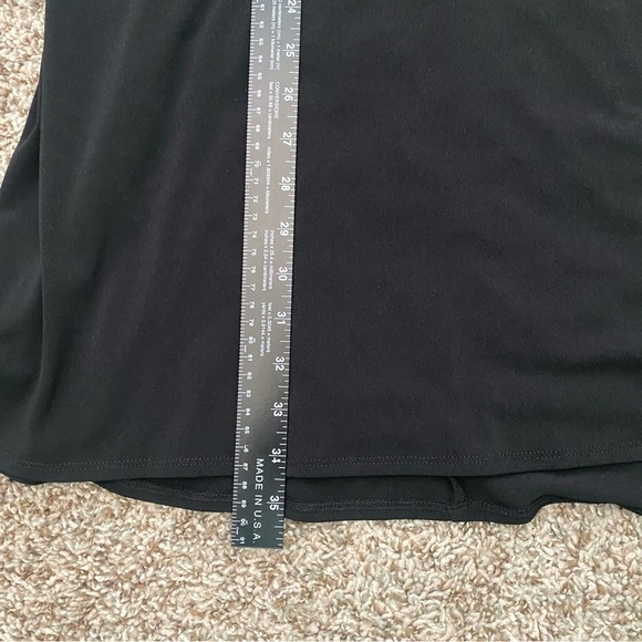 Karl Lagerfeld Beaded Crew Neck Sleeveless Black Midi Dress Size 10 - Picture 13 of 14